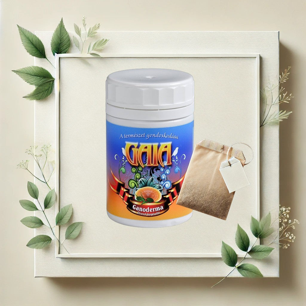 Ganoderma gomba őrlemény - 30g + 10 db ajándék teafilter