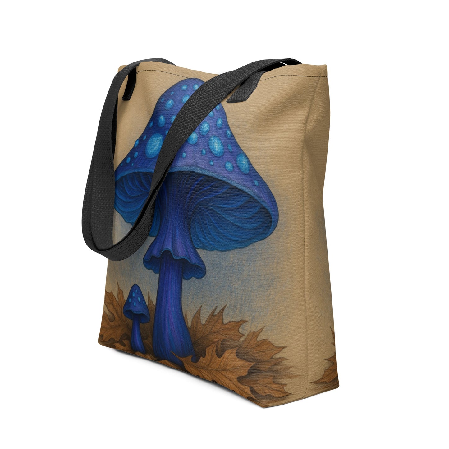 MysticBlue – Gombamintás táska - Gaia Ganoderma