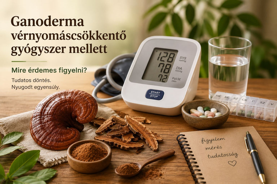 Ganoderma vérnyomás gyógyszer mellett – mikor kell óvatosnak lenni? - Gaia Ganoderma