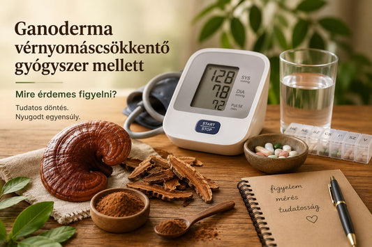 Ganoderma vérnyomás gyógyszer mellett – mikor kell óvatosnak lenni? - Gaia Ganoderma