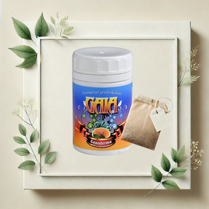 Ganoderma őrlemény – 30 g + 10 db teafilter – Gaia Ganoderma