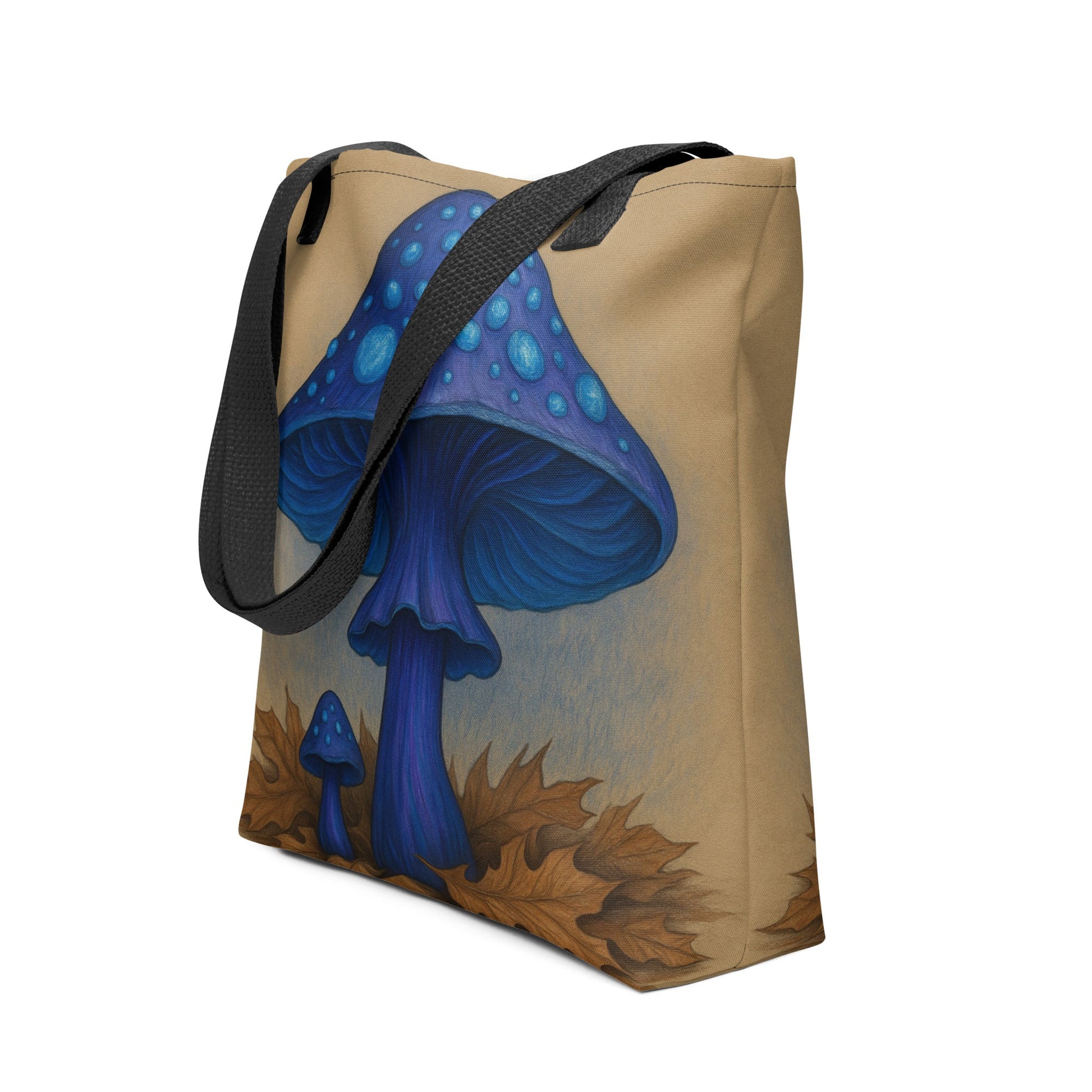 MysticBlue – Gombamintás táska - Gaia Ganoderma